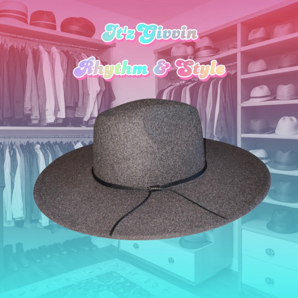 Gray Rhythm and Style Hat
